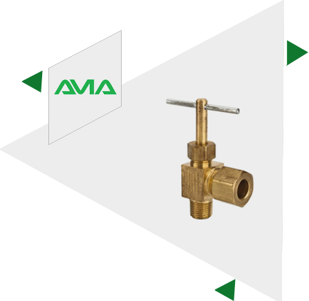 Copper Nickel Angle Needle Valve