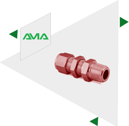 Copper Nickel Bulkhead Male Connector