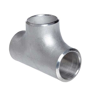 Super Duplex butt weld tee pipe fitting for industrial pipelines