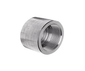 Duplex Steel Threaded Cap for pipe end sealing in corrosive environments